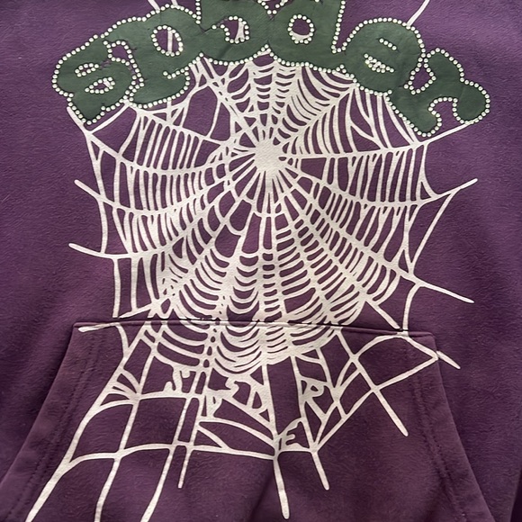 Purple Sp5der hoodie - Picture 3 of 3